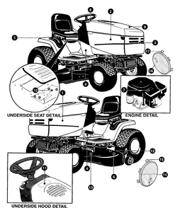 Part Location Diagram of 712433 Briggs and Stratton COUNTERWEIGHT